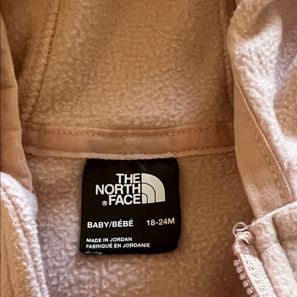 The North Face Soft Pink Kids Footie - Picture 3 of 4